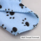 Comsmart Dog Blankets for Small Dogs, 6 Pack Puppy Blanket Cute Paw Print Pet - Image 3