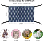 Pet Hammock for Cage Reversible Cat Hanging Hammock Soft Hanging Bed for Ferret - Image 5