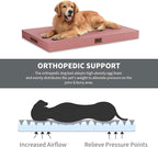 Outdoor Dog Bed for Small Dogs, Waterproof Dog Crate Bed for Medium Dogs Cats - Image 3