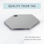 Ultra Joys Custom Personalized Hexagon Dog ID Tag - Image 7