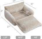 Hollypet Cat Bed Fluffy Plush Mutifuctional Double-Layer Soft Pet Couch - Image 3