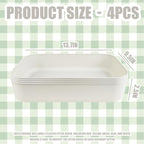 Small Litter Box, Plastic Kitten Litter Box, 13.9 x 9.8 x 3 Inch Open Litter Box - Image 2