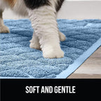 GORILLA GRIP Cat Litter Box Mat, Water Resistant, US Designed Kitty Litter - Image 8