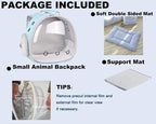 Portable Small Animal Backpack Travel Breathable Pet Carrier Bag Cages - Image 5