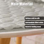 Washable Dog Cooling Mat Ice Silk Pet Self Cooling Pad Blanket - Image 3