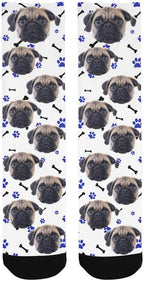 Custom Face Socks, Personalized Dog Lover Pet Photo Picture on Socks Unisex - Image 3