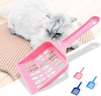 Plastic Cat Litter Scoop Long Handle Cat Litter Scoop Pet Sand Cleaning Scoop - Image 5