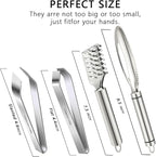 2 Pcs Fish Tweezer 2 Pcs Fish Scale Remover, Fishbone Tweezers Descaler Cleaner - Image 8