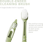 Bird Cage Cleaning Brush, Two Brush Heads, Long-Handled Tool - Image 4