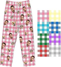Custom Pajamas Pants Plaid Personalized Funny PJ Pant Design by YourCustomGiftsChoice