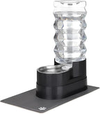 RIZZARI Automatic Dog Water Dispenser: 9L Black Elevated Feeder - Image 8
