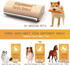 Deshedding Grooming Tool for Dogs, Cats & Horses, Ergonomic Design Wood Groom - Image 2