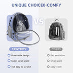 Cat Backpack Carrier, Breathable Cat Carrier Large Space Bubble Pet Backpack - Image 2