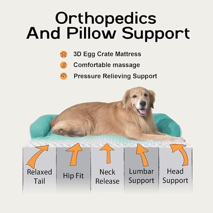 Orthopedic Large Dog Bed Washable: Large Size Dog Beds - Image 4