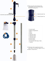 LONDAFISH Electric Fish Tank Vacuum Cleaner Syphon Operated Gravel Water Filter - Image 3