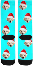 Custom Face Socks, Personalized Dog Lover Pet Photo Picture on Socks Unisex - Image 4