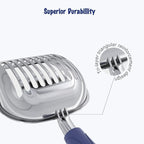WePet Cat Litter Scoop, Aluminum Alloy Sifter, Kitty Metal Scooper, Deep Shovel - Image 3