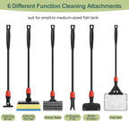hygger Multi-Use Fish Tank Cleaner, 6 in 1 Aquarium Cleaning Tools Kit - Image 7