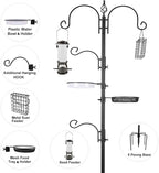 ERYTLLY Bird Feeding Station Kit Bird Feeder Pole Wild Bird Feeder Hanging Kit - Image 8