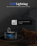 Cat Water Fountain Pet Fountain: Cat Water Dispenser - 108oz/3.2L Automatic Pet - Image 6