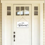 Welcome Sign for Front Door, Welcome Decor Wooden Hanging Sign for Wall Decor - Image 4
