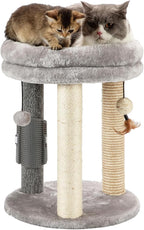 MECOOL 4in1 Small Cat Tree, Scratching Post by MECOOL