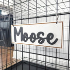 Personalized Crate Sign, Custom Dog Decor, Hanging Crate Sign, Personalized Pet - Image 4