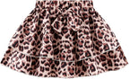 Girls Skirt Set 2 Piece Outfit Toddler Summer Clothes Ruffle Sleeve T-Shirt Bow - Image 7