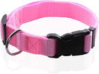 Adjustable Nylon Dog Collar, pet Collar 1 Inch 3/4 Inch 5/8 Inch Wide, by TAIDA