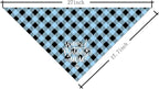 Dog Bandana, Happy Birthday Mom Dog Bandana, Dogs Scarf Classical Plaid Printing - Image 2