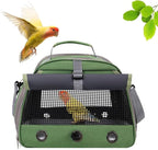 Bird Travel Carrier, Portable Small Bird Parrot Parakeet Carrier by Misyue