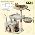 Taoqimiao Cat Tree, 32.2-Inch Cat Tower - Image 5