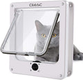 CEESC Medium Cat Door for Interior/Exterior Door, Weatherproof, Rotary 4 Way by CEESC
