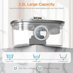 Cat Water Fountain Stainless Steel: 108oz/3.2L Automatic Pet Water Fountain - Image 6