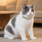PUPTECK 2 PCS Soft Genuine Leather Cat Kitten Collar - Image 8