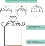 3PK Metal Frame Hummingbird Swings and Perches - Image 3