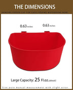20 Pcs 25 fl.oz Durable Pet Feeder Bowls - Image 2