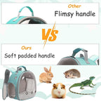 Guinea Pig Backpack, Space Capsule Bubble Window Small Animal Backpack - Image 3