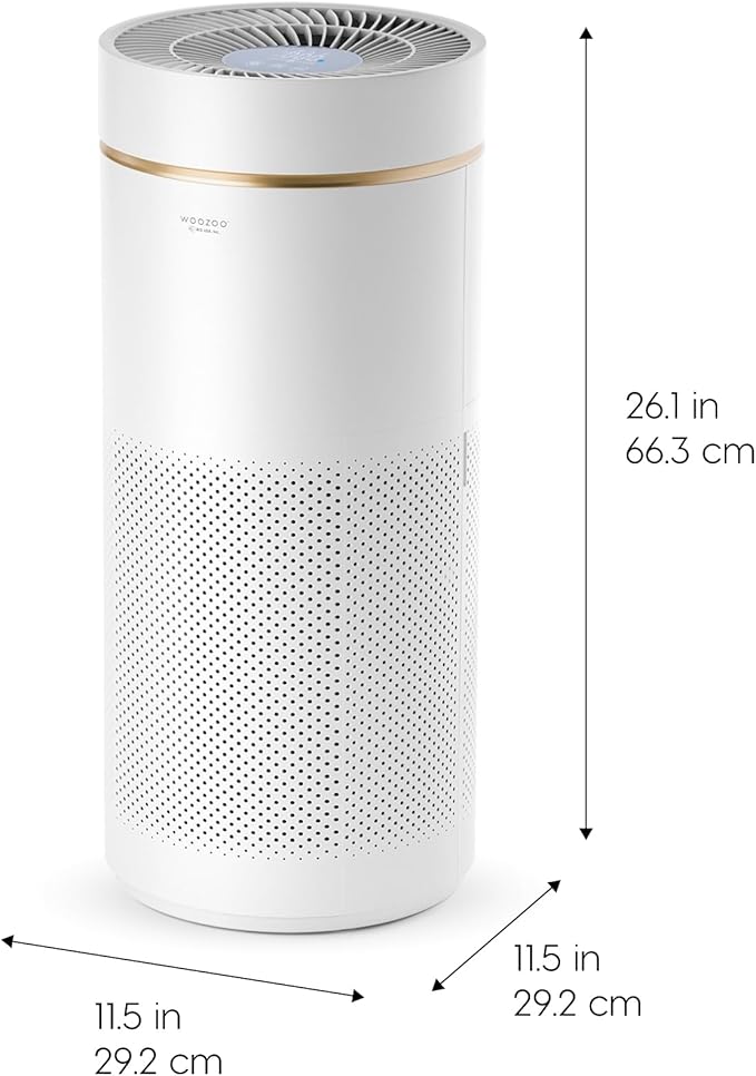 IRIS USA WOOZOO True HEPA Air Purifier, H13 filter removes 99.97% of particles - Image 2
