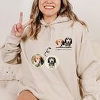 Personalized Embroidered Dog Hoodie, Personalised One-Line Dog Shirt, Unisex - Image 3