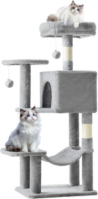 Sweetcrispy 44 inch Cat Tree Tower, Small Cat Climbing Tower by Sweetcrispy