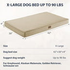 BFPETHOME Outdoor Dog Beds for Large Dogs, Waterproof Dog Bed for Medium - Image 4