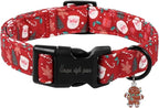 Christmas Dog Collar, Unique Style Paws Santa Claus Dog Collar by Uniquestylepaws