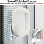 AMOSIJOY Cordless Cat Window Perch, Window Hammock - Image 7
