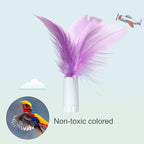 ORSDA 12 Pcs Feathers Replacement and Soft Furry Accessories ONLY Fits Cat Toys - Image 6