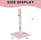 Dimaka Tall Cat Scratching Post, Claw Scratcher - Image 2