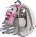 Front Expandable Cat Backpack Carrier, Fit up to 20 lbs, Space Capsule - Image 4