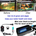 3W Aquarium Clean Light Fish Tank Algae Clean Light Green Water Clean Fish Tank - Image 2