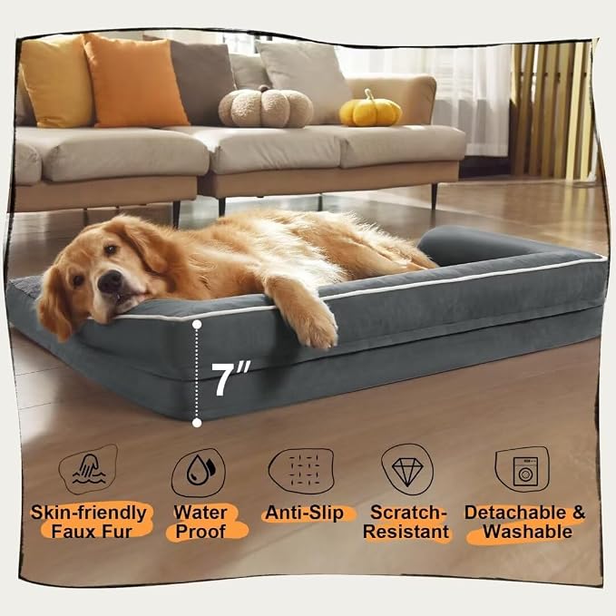 Large Dog Bed Orthopedic Washable - Image 6
