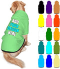 Customized Dog Hoodie with Name Logo Personalized Text Soft & Warm by Mynvzrk